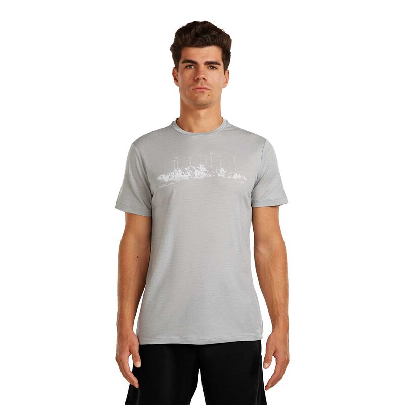 Icebreaker M Merino 150 Tech Lite SS Tee The Peaks image number 3